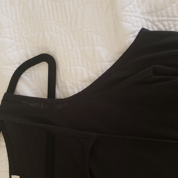 Charmimg Charlie Black top,cold shoulder and tassles - Picture 3 of 3